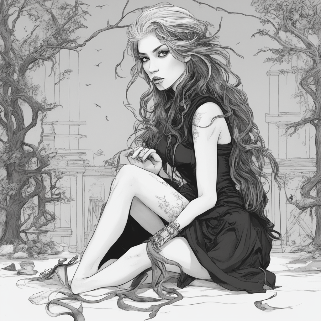 Ebony Dark'ness Dementia Raven Way