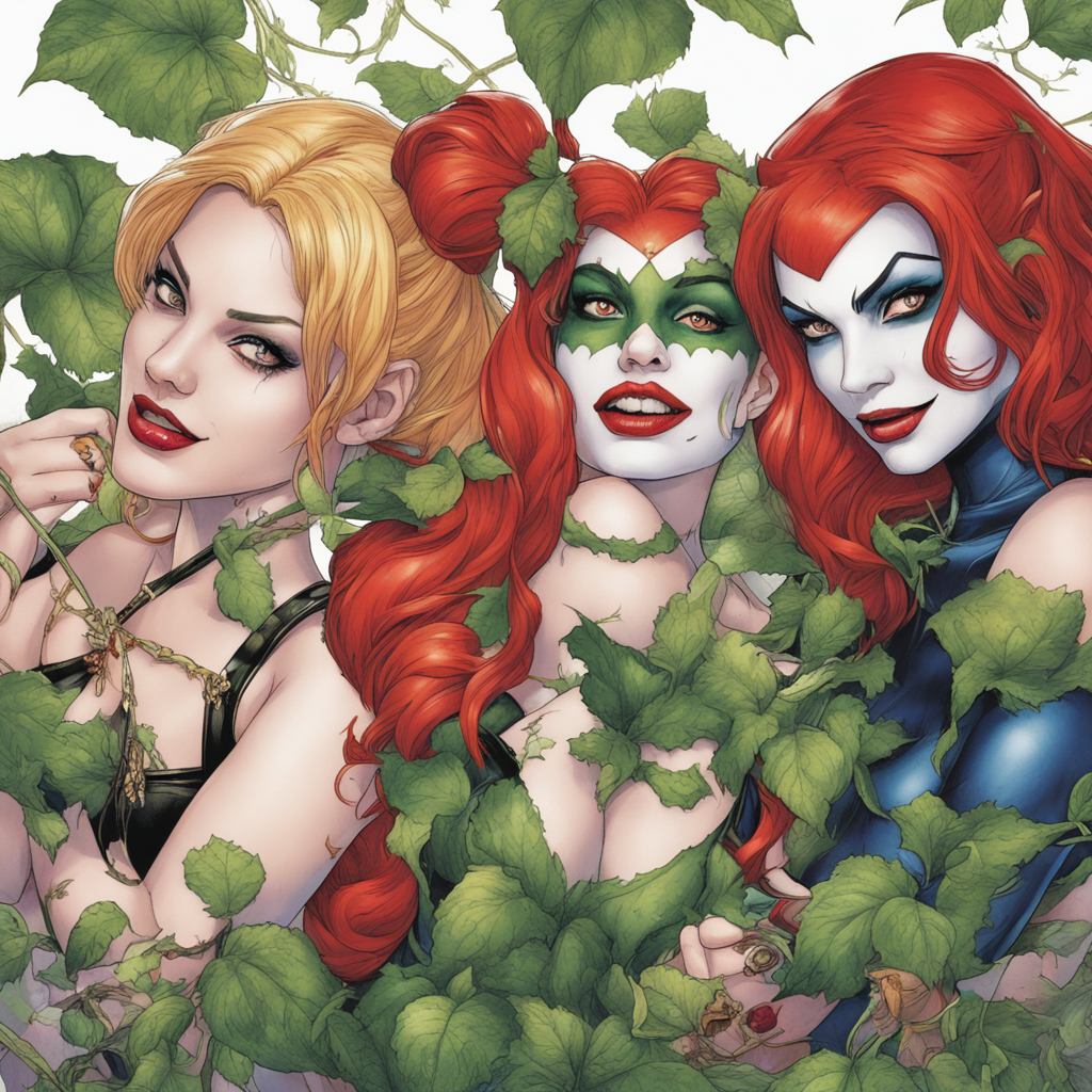 Harley Quinn and Poison Ivy