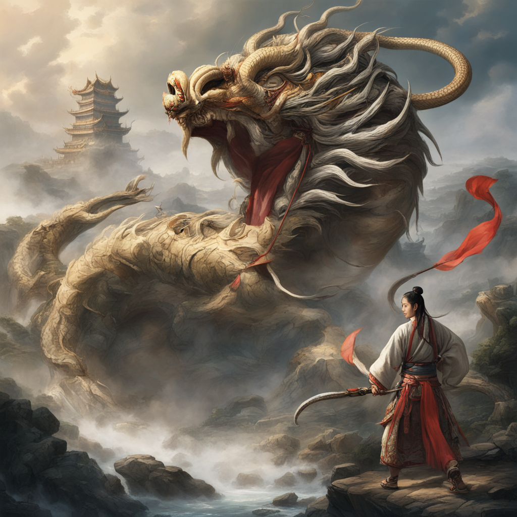 Li Ji Slays the Giant Serpent