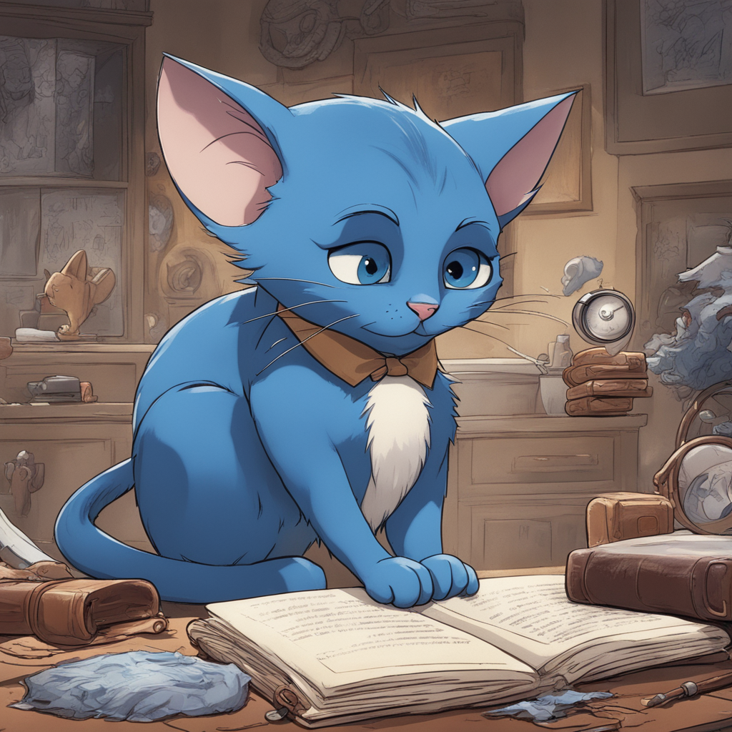 Naughty (Blue Cat)