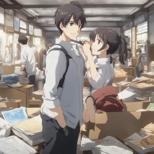 Editing of anime in distribution