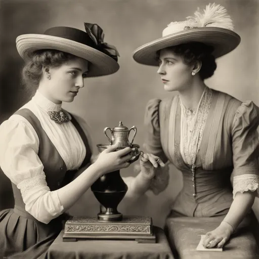 Florence Molloy and Mabel MacLeay