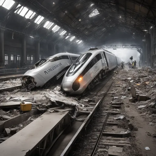 Halle train collision