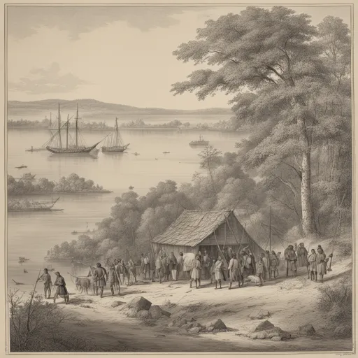 Iroquois settlement of the north shore of Lake Ontario