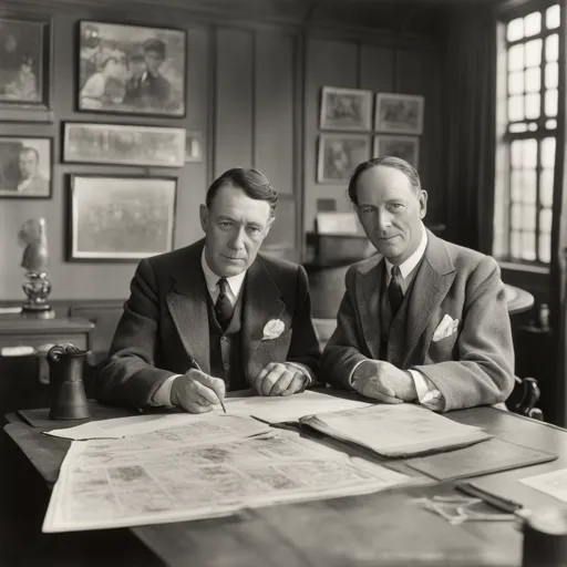 Reg and Cyril Laxton