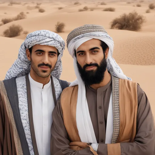 Salem bin Suweid and Yasser Freihat
