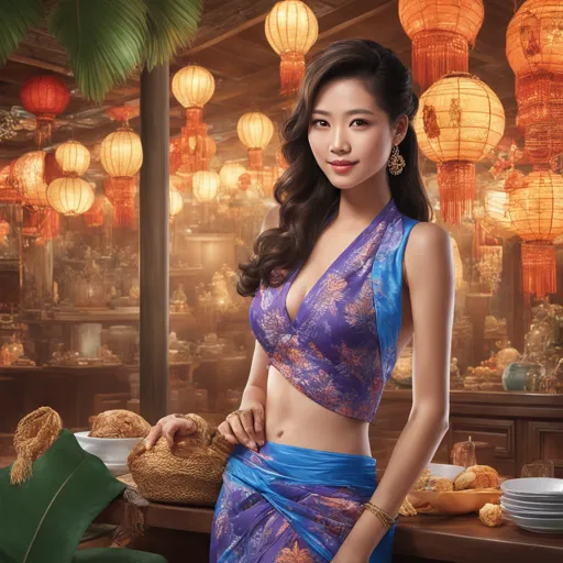Sarong party girl