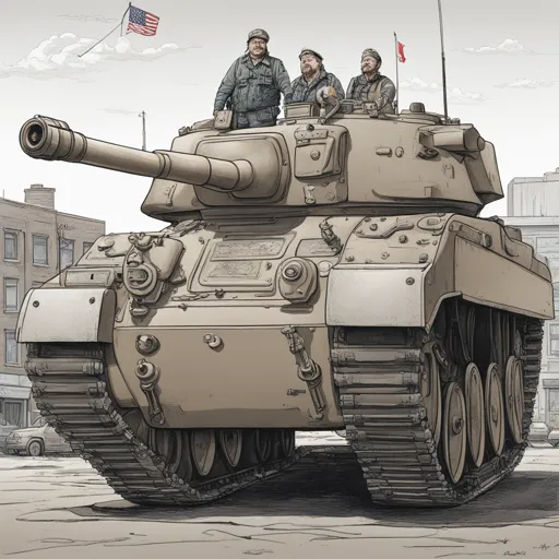 Tank Standing Buffalo